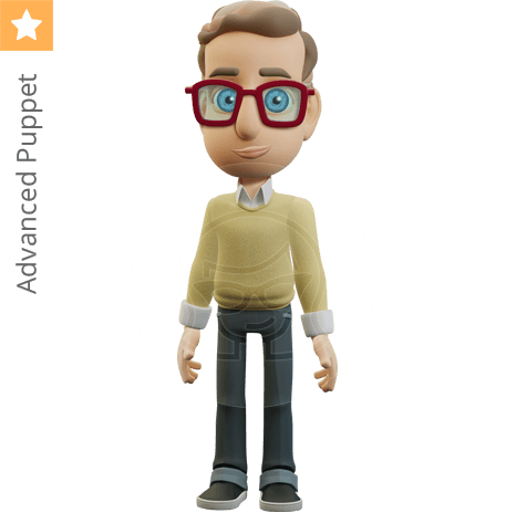 Smart 3D Boy Character Animator Puppet